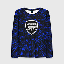 Лонгслив женский Arsenal blue energy, цвет: 3D-принт