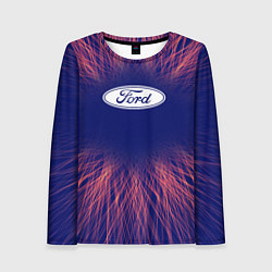 Женский лонгслив Ford red energy