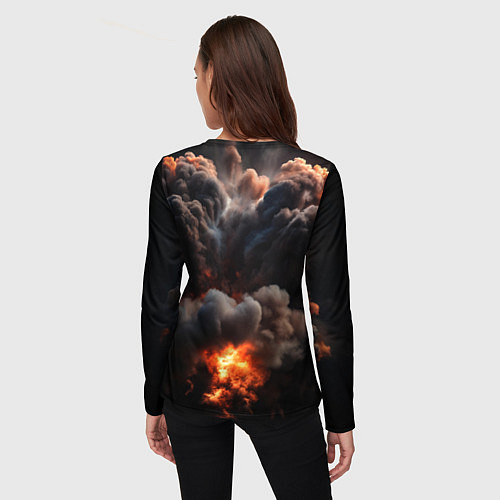 Женский лонгслив Юрий Клинских Сектор газа / 3D-принт – фото 4