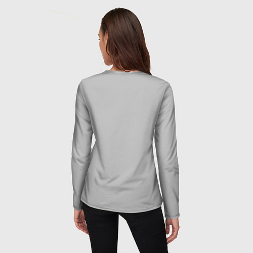 Женский лонгслив Чиловый парень - свидетель мем / 3D-принт – фото 4