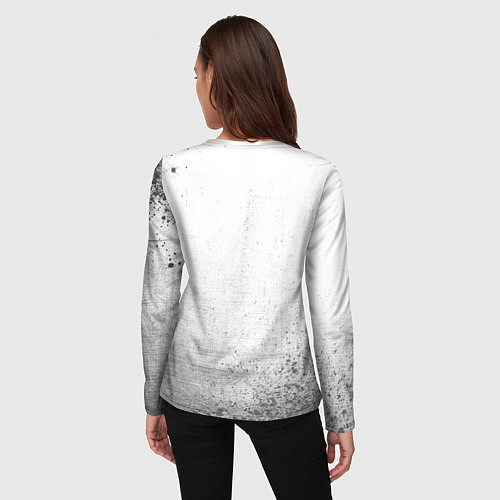 Женский лонгслив Inter - white gradient / 3D-принт – фото 4
