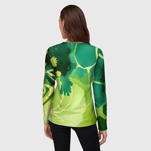 Женский лонгслив Вдохновленный природой / 3D-принт – фото 4