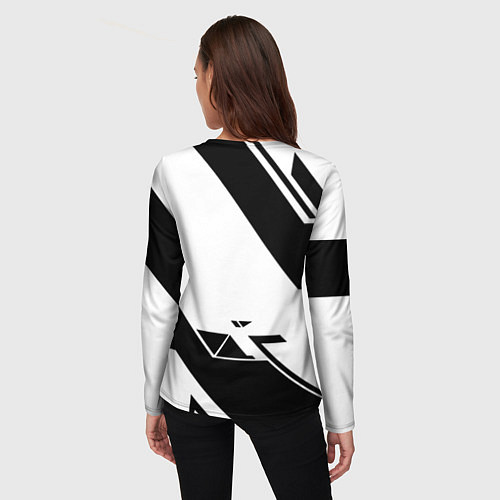 Женский лонгслив Farcry6 геометрия полосы / 3D-принт – фото 4