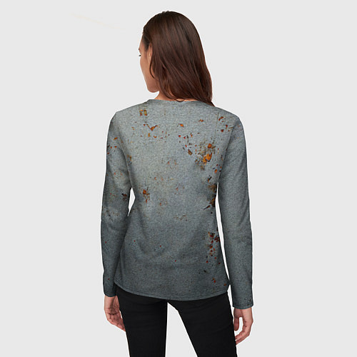 Женский лонгслив Желтая боксерская перчатка / 3D-принт – фото 4