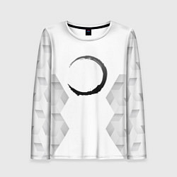 Лонгслив женский Demon Slayer white poly, цвет: 3D-принт