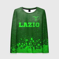 Лонгслив женский Lazio - green gradient посередине, цвет: 3D-принт