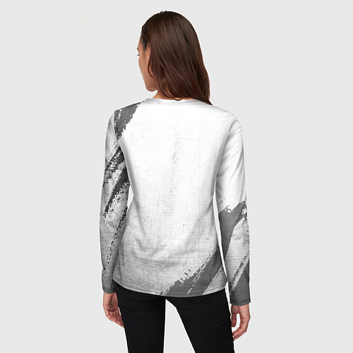 Женский лонгслив Akira - white gradient / 3D-принт – фото 4