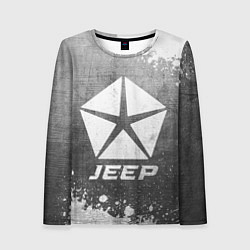 Женский лонгслив Jeep - grey gradient