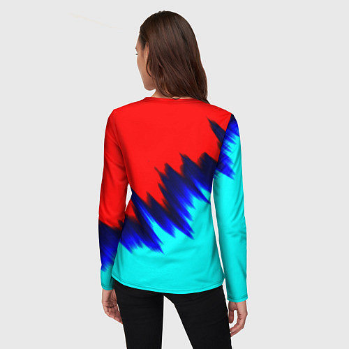 Женский лонгслив Dota краски / 3D-принт – фото 4