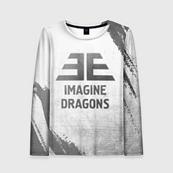 Лонгслив женский Imagine Dragons - white gradient, цвет: 3D-принт
