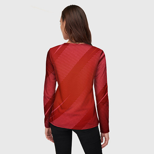 Женский лонгслив Audi - абстракция / 3D-принт – фото 4