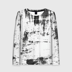 Лонгслив женский Color black and white, цвет: 3D-принт