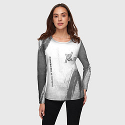 Лонгслив женский Darling in the FranXX - white gradient вертикально, цвет: 3D-принт — фото 2