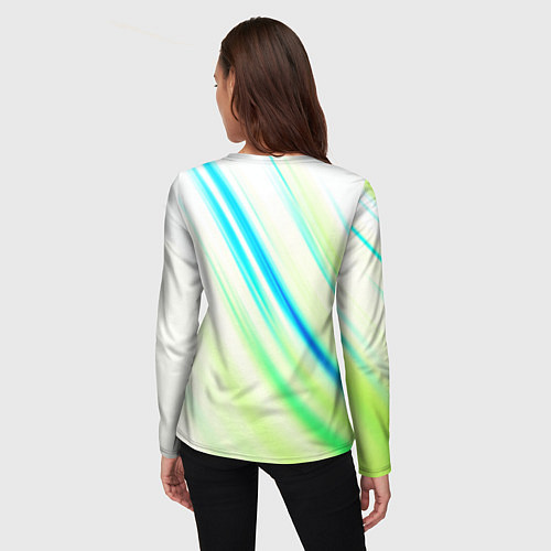 Женский лонгслив Multicolored / 3D-принт – фото 4