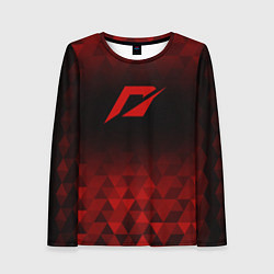 Лонгслив женский Need for Speed red poly, цвет: 3D-принт