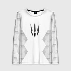 Женский лонгслив The Witcher white poly