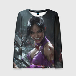 Лонгслив женский Счастливая Милина МК, цвет: 3D-принт