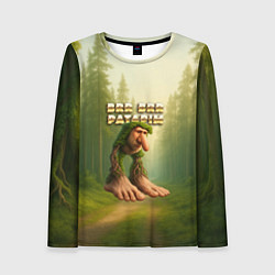 Женский лонгслив Brr brr Patapim мем