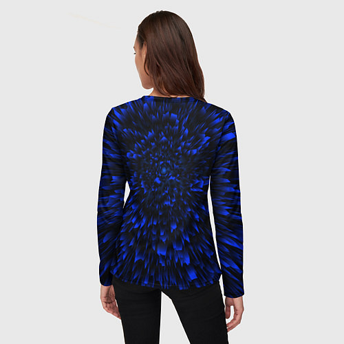 Женский лонгслив Dead by Daylight blue energy / 3D-принт – фото 4
