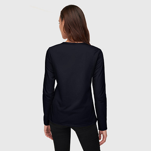 Женский лонгслив Неоновый фруктовый коктейль / 3D-принт – фото 4