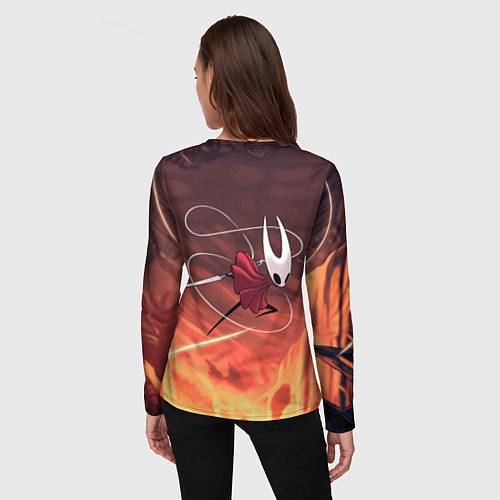 Женский лонгслив Герой Hollow knight silksong / 3D-принт – фото 4