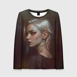 Лонгслив женский Девушка Error, цвет: 3D-принт