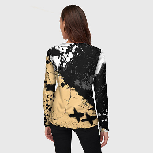 Женский лонгслив Тунг тунг тунг сахур итальянские мемы / 3D-принт – фото 4