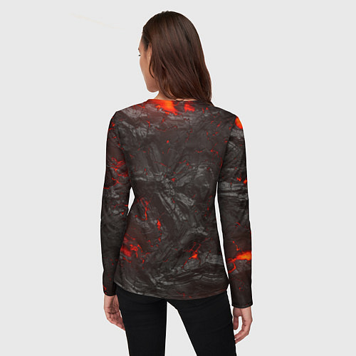 Женский лонгслив Компас воина в кельтском орнаменте / 3D-принт – фото 4