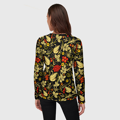 Женский лонгслив Корни прошлого в настоящем / 3D-принт – фото 4