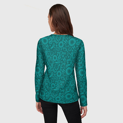 Женский лонгслив Наш Млечный путь / 3D-принт – фото 4