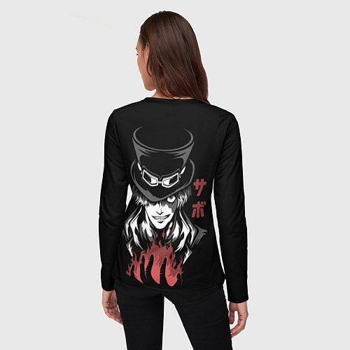 Женский лонгслив One Piece - Сабо / 3D-принт – фото 4