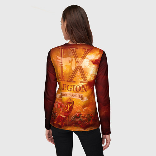 Женский лонгслив Сангвиний великий ангел / 3D-принт – фото 4