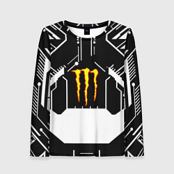 Лонгслив женский Monster energy geometry, цвет: 3D-принт