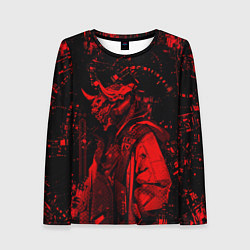 Лонгслив женский Кибернетический Они, цвет: 3D-принт