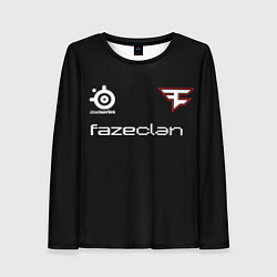 Лонгслив женский FaZe Clan - S1mple 007, цвет: 3D-принт
