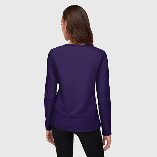 Женский лонгслив ФК Уфа - форма с текстурой / 3D-принт – фото 4