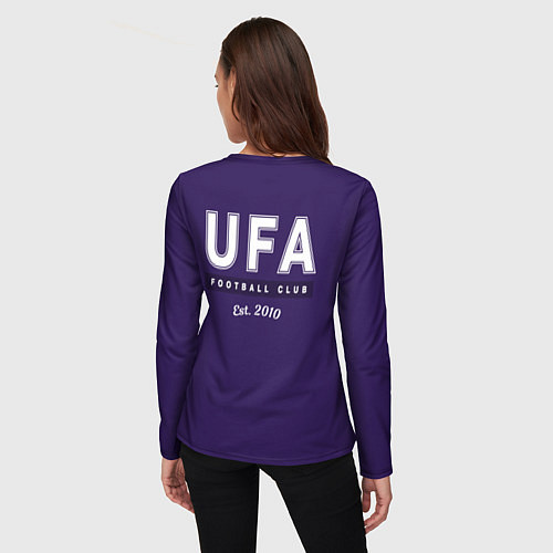 Женский лонгслив FC Ufa - football / 3D-принт – фото 4