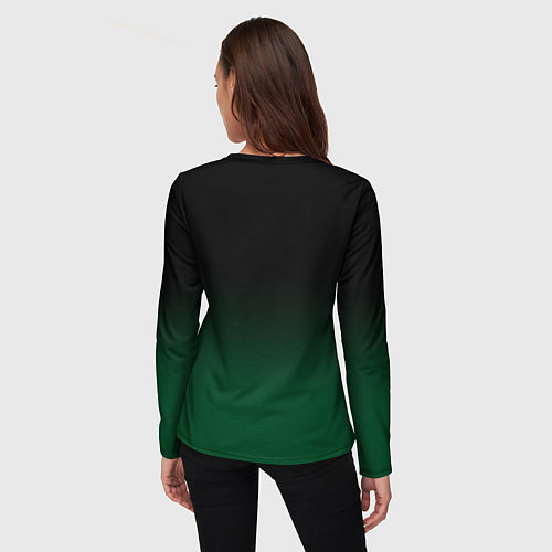 Женский лонгслив ФК Краснодар - градиент / 3D-принт – фото 4