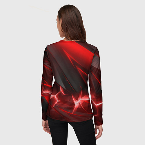 Женский лонгслив Bones с черепами на худи / 3D-принт – фото 4