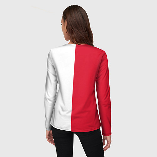 Женский лонгслив ФК Спартак Москва 1922 / 3D-принт – фото 4