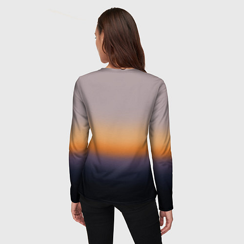 Женский лонгслив Собака лает мем Сутулая овчарка / 3D-принт – фото 4