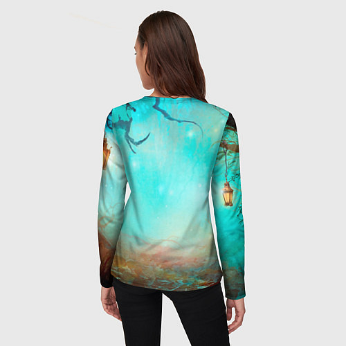 Женский лонгслив Bones в стиле демона / 3D-принт – фото 4