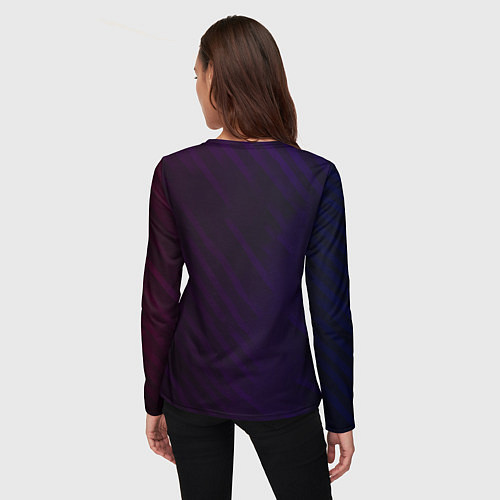 Женский лонгслив Anime OPM Saitama The Strongest Hero / 3D-принт – фото 4