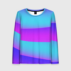 Женский лонгслив Неоновый прилив