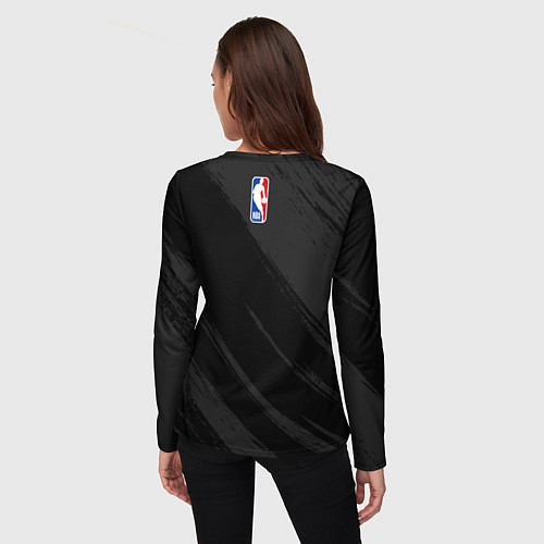 Женский лонгслив Трэйл Блэйзерс - НБА баскетбол / 3D-принт – фото 4