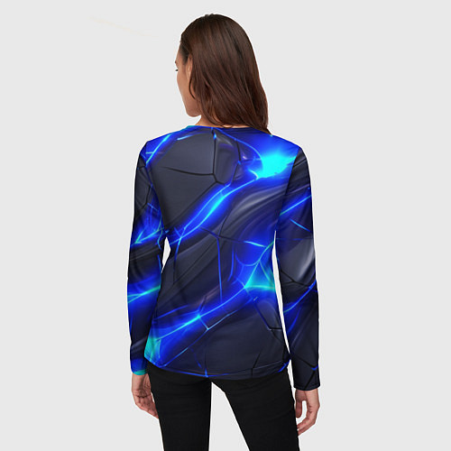 Женский лонгслив Lana Del Rey киберпанк / 3D-принт – фото 4