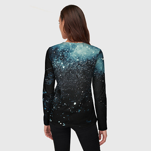 Женский лонгслив Lady Gaga ретро / 3D-принт – фото 4