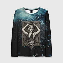 Лонгслив женский Lady Gaga ретро, цвет: 3D-принт
