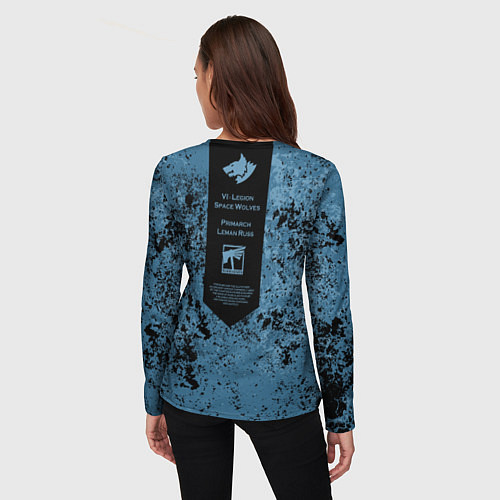 Женский лонгслив Примарис - Космические Волки / 3D-принт – фото 4
