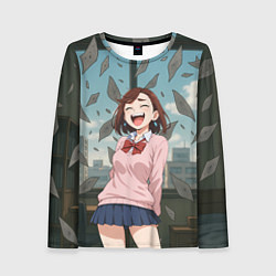 Лонгслив женский Сиратори Айра смеется - Дандадан, цвет: 3D-принт
